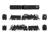 Class D 4-Truck Shay - Sound and DCC - Paragon4(TM) -- Painted, Unlettered (black, graphite)-2