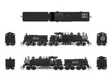 Class D 4-Truck Shay - Sound and DCC - Paragon4(TM) -- Carolina & Northwestern #300 (black, graphite)-2