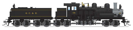 Class D 4-Truck Shay - Sound and DCC - Paragon4(TM) -- Greenbrier, Cheat & Elk #14 (black, graphite)-1