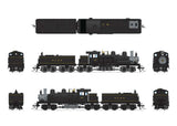 Class D 4-Truck Shay - Sound and DCC - Paragon4(TM) -- Greenbrier, Cheat & Elk #14 (black, graphite)-2