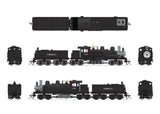 Class D 4-Truck Shay - Sound and DCC - Paragon4(TM) -- Red River Lumber #300 (black, graphite)-2