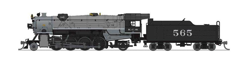 USRA 2-8-2 Heavy Mikado - Sound and DCC - Paragon4(TM) -- Kansas City Southern #562 (gray, black, graphite)