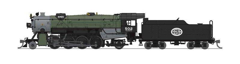 USRA 2-8-2 Heavy Mikado - Sound and DCC - Paragon4(TM) -- Spokane, Portland & Seattle #509 (green, graphite, black)