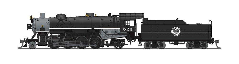 USRA 2-8-2 Light Mikado - Sound and DCC - Paragon4(TM) -- Atlantic Coast Line #836 (black, graphite, white)