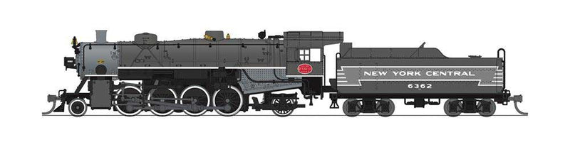 USRA 2-8-2 Light Mikado - Sound and DCC - Paragon4(TM) -- New York Central #6365 (Fantasy Lightning Stripe Scheme, 2-Tone Gray)