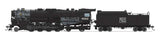 Class T1a 2-8-4 Berkshire with 4-Axle Tender - Sound, DCC & Smoke - Paragon4 -- Boston & Maine #4012 (black, graphite)-1