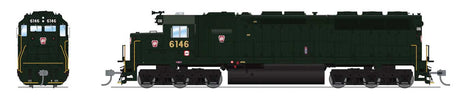 EMD SD45 Low-Nose - Sound & DCC - Paragon4(TM) -- Pennsylvania Railroad #6155 (Brunswick Green, Small Keystone)-1