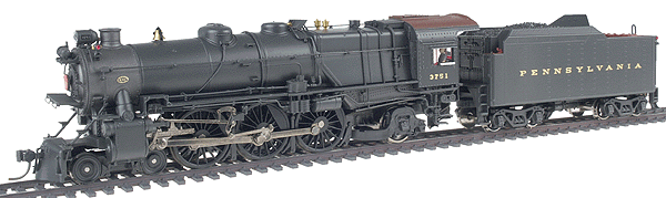 Paragon(TM) Series Platinum Steam K-4 4-6-2 Powered - No Sound -- Pennsylvania RR #3751 Cast Pilot, Generator On Smokebox Front