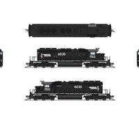 EMD SD40-2 Low-Nose - Sound and DCC - Paragon4(TM) -- Illinois Central #6030 (black, white, Operation Lifesaver)