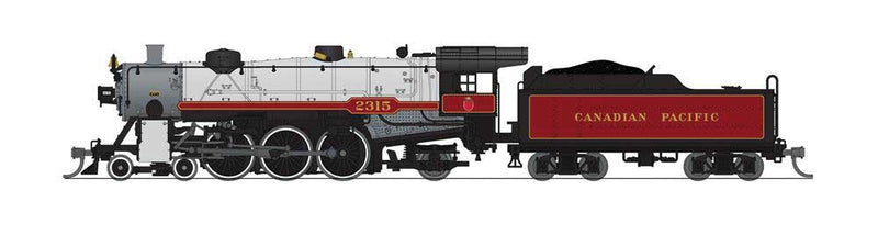 USRA 4-6-2 Light Pacific - Sound and DCC - Paragon4(TM) -- Canadian Pacific #2320 (gray, graphite, maroon)-1