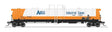 High-Capacity Cryogenic Tank Car - Ready to Run -- AirCo (white, orange, black, blue)