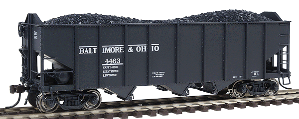 Paragon(TM) Series Norfolk & Western Class H2a Hopper Car - Assembled -- 6-Pack C; Baltimore & Ohio