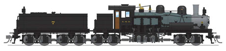 Class D 4-Truck Shay - Standard DC - Stealth -- Chesapeake & Ohio #7 (As-Delivered, gray, black, graphite)