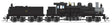 Class D 4-Truck Shay - Standard DC - Stealth -- Chesapeake & Ohio #3 (In-Service, black, graphite)