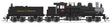 Class D 4-Truck Shay - Standard DC - Stealth -- Norfolk & Western #56 (black, graphite)