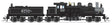 Class D 4-Truck Shay - Standard DC - Stealth -- Carolina & Northwestern #300 (black, graphite)