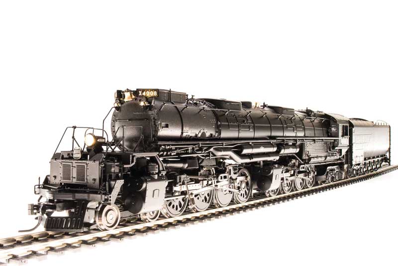 4-8-8-4 Big Boy As-Delivered, 25-C-100 Coal Tender - Standard DC - Stealth -- Union Pacific #4001 (black, graphite)