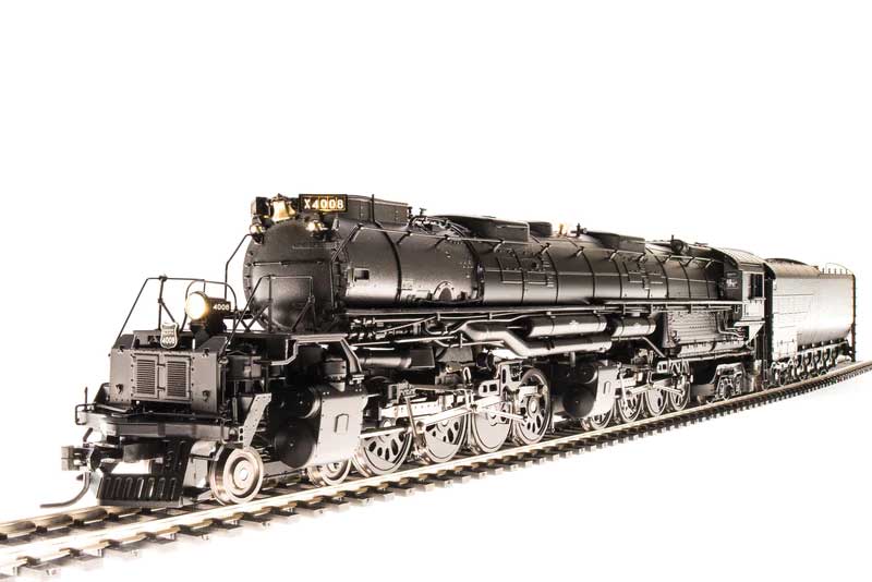 4-8-8-4 Big Boy As-Delivered, 25-C-100 Coal Tender - Standard DC - Stealth -- Union Pacific #4005 (black, graphite)