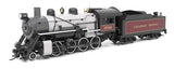2-8-0 Consolidation - Sound, Smoke and DCC Paragon4(TM) -- Canadian Pacific #3700 (gray, maroon, black, graphite)-1