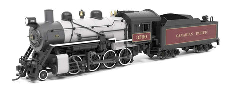 2-8-0 Consolidation - Sound, Smoke and DCC Paragon4(TM) -- Canadian Pacific #3700 (gray, maroon, black, graphite)-1