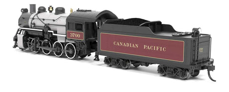 2-8-0 Consolidation - Sound, Smoke and DCC Paragon4(TM) -- Canadian Pacific #3700 (gray, maroon, black, graphite)-2