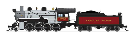 2-8-0 Consolidation - Sound, Smoke and DCC Paragon4(TM) -- Canadian Pacific #3718 (gray, maroon, black, graphite)-1