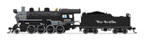 2-8-0 Consolidation - Sound, Smoke and DCC Paragon4(TM) -- Denver & Rio Grande Western #1173 (black, graphite, Flying Grande)-1