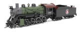 2-8-0 Consolidation - Sound, Smoke and DCC Paragon4(TM) -- Great Northern #1143 (green, black, graphite, Tuscan)-1