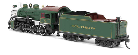 2-8-0 Consolidation - Sound, Smoke and DCC Paragon4(TM) -- Southern Railway #722 (green, silver, Tuscan)-2