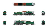 2-8-0 Consolidation - Sound, Smoke and DCC Paragon4(TM) -- Southern Railway #722 (green, silver, Tuscan)-3