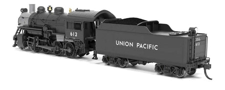 2-8-0 Consolidation - Sound, Smoke and DCC Paragon4(TM) -- Union Pacific #612 (black, graphite)-2