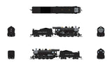 2-8-0 Consolidation - Sound, Smoke and DCC Paragon4(TM) -- Union Pacific #612 (black, graphite)-3