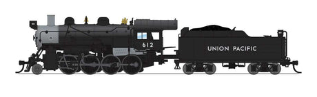2-8-0 Consolidation - Sound, Smoke and DCC Paragon4(TM) -- Union Pacific #615 (black, graphite)-1