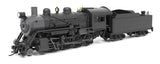2-8-0 Consolidation - Sound, Smoke and DCC Paragon4(TM) -- Painted, Unlettered (black, graphite)-1