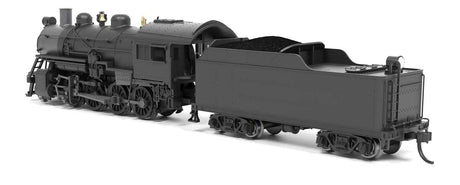 2-8-0 Consolidation - Sound, Smoke and DCC Paragon4(TM) -- Painted, Unlettered (black, graphite)-2