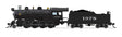 2-8-0 Consolidation - Standard DC - Stealth -- Santa Fe #1978 (black, silver)-1