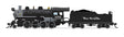 2-8-0 Consolidation - Standard DC - Stealth -- Denver & Rio Grande Western #1159 (black, graphite, Flying Grande)-1