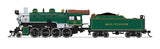2-8-0 Consolidation - Standard DC - Stealth -- Southern Railway #722 (green, silver, Tuscan)-1