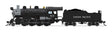 2-8-0 Consolidation - Standard DC - Stealth -- Union Pacific #612 (black, graphite)-1