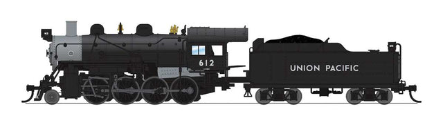 2-8-0 Consolidation - Standard DC - Stealth -- Union Pacific #612 (black, graphite)-1