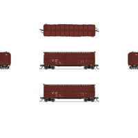 PRR K7 Stock Car with Cattle Sounds - Ready to Run -- Santa Fe #52232 (Boxcar Red)