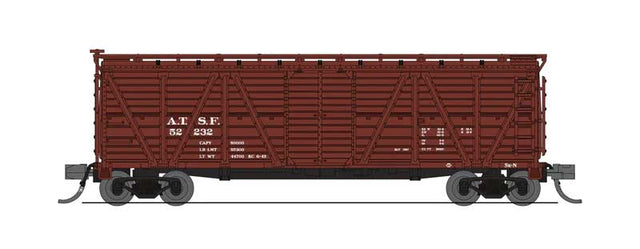 PRR K7 Stock Car with Mule Sounds - Ready to Run -- Santa Fe #52240 (Boxcar Red)-1