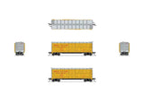 PRR K7 Stock Car with Mule Sounds - Ready to Run -- Union Pacific #49340 (Armour Yellow, silver, red)-2