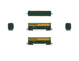 PRR K7 Stock Car with Sheep Sounds - Ready to Run -- Chicago & North Western #14707 (yellow, green)-2