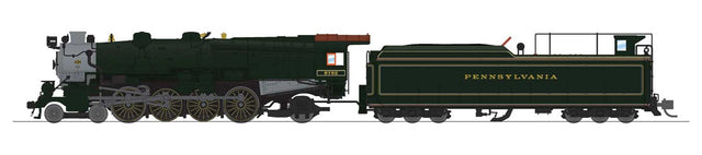 Class M1b 4-8-2 Mountain - Sound and DCC - Paragon4(TM) -- Pennsylvania Railroad #6762 (Fantasy Passenger Brunswick Green, graphite)-1