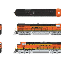 GE ES44AC - Sound and DCC - Paragon4(TM) -- BNSF Railway #6329 (orange, black, Wedge Logo)