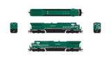 GE AC6000CW - Sound & DCC - Paragon4(TM) -- General Electric Demonstrator GECX #6000 (green, red, white)-2