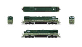 GE ES44AC - Sound & DCC - Paragon4(TM) -- Northern Pacific #6327 (Fantasy Scheme, Loewy 2-Tone Green)-2
