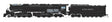 4-6-6-4 Challenger Late Version - Standard DC - Stealth -- Union Pacific #3711 (Oil Tender, Smoke Deflectors, black, graphite)-1