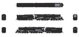 4-6-6-4 Challenger Late Version - Standard DC - Stealth -- Union Pacific #3711 (Oil Tender, Smoke Deflectors, black, graphite)-2